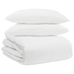 Set di Piumoni con cuscino 3 pcs Bianco Piuma d'anatra