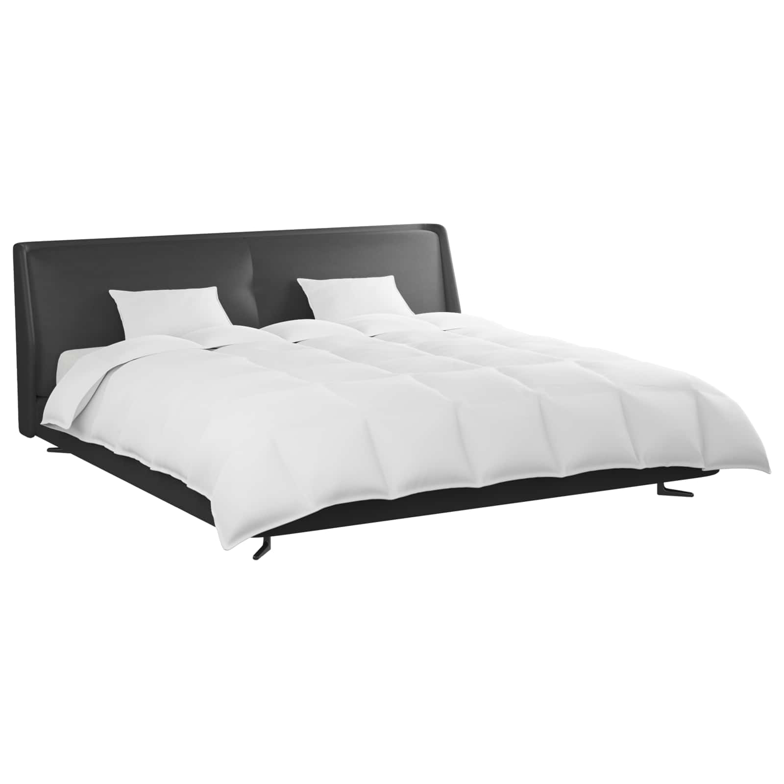 Set di Piumoni con cuscino 3 pcs Bianco Piuma d'anatra