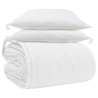 Set di Piumoni con cuscino 3 pcs Bianco Piuma d'anatra