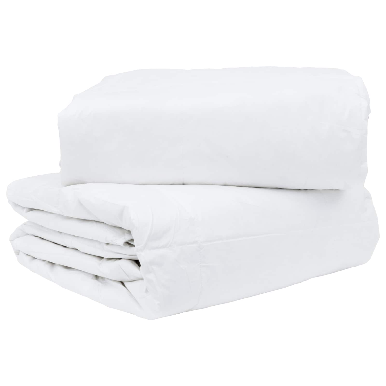 Set di Piumoni con cuscino 3 pcs Bianco Piuma d'anatra