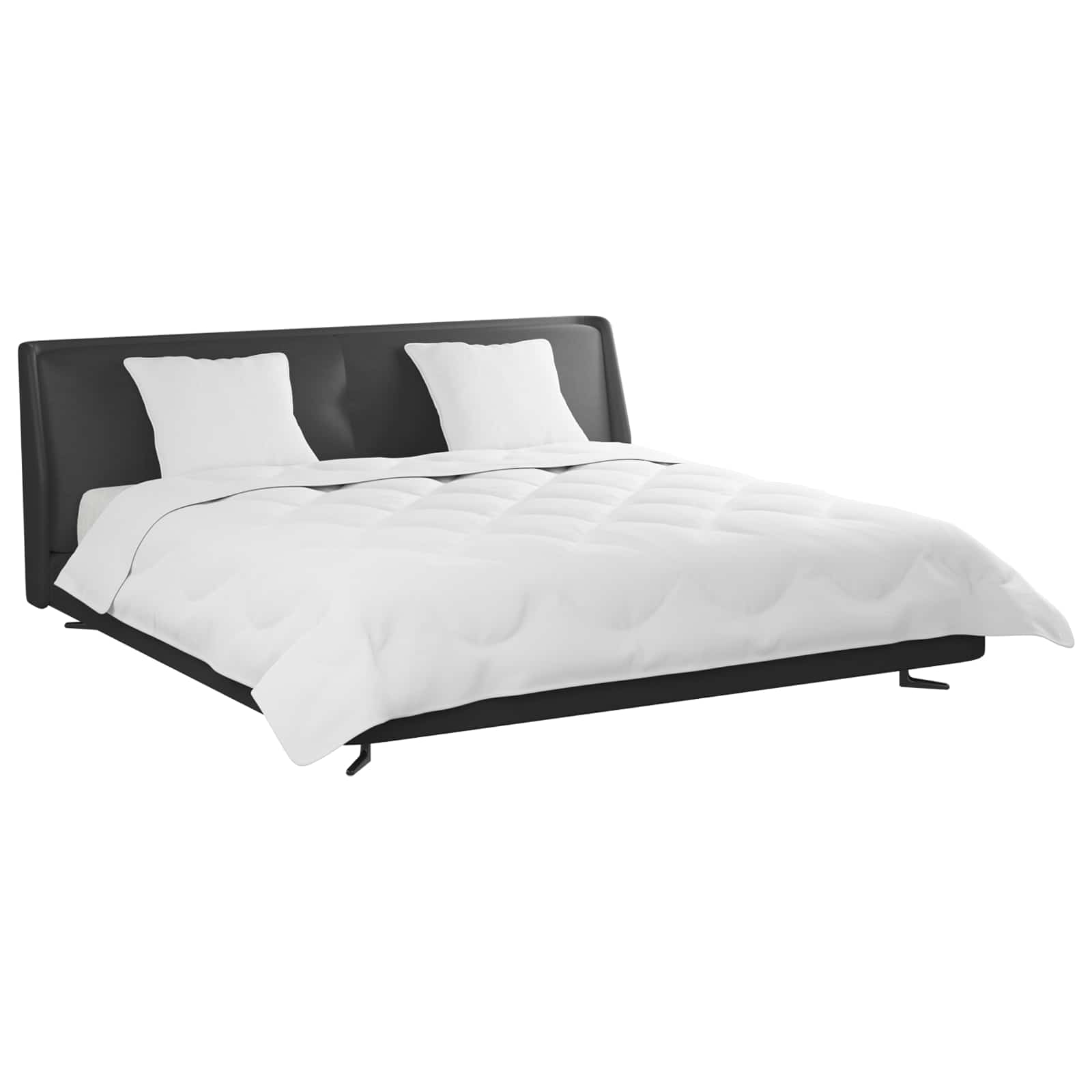 Duvet Estivo con cuscino 3 pcs Bianco Microfibra