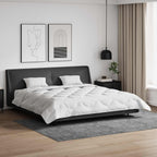 Duvet Estivo con cuscino 3 pcs Bianco Microfibra
