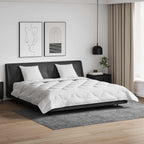 Piumone con cuscino 3 pcs Bianco Microfibra