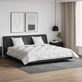 Piumone con cuscino 3 pcs Bianco Microfibra