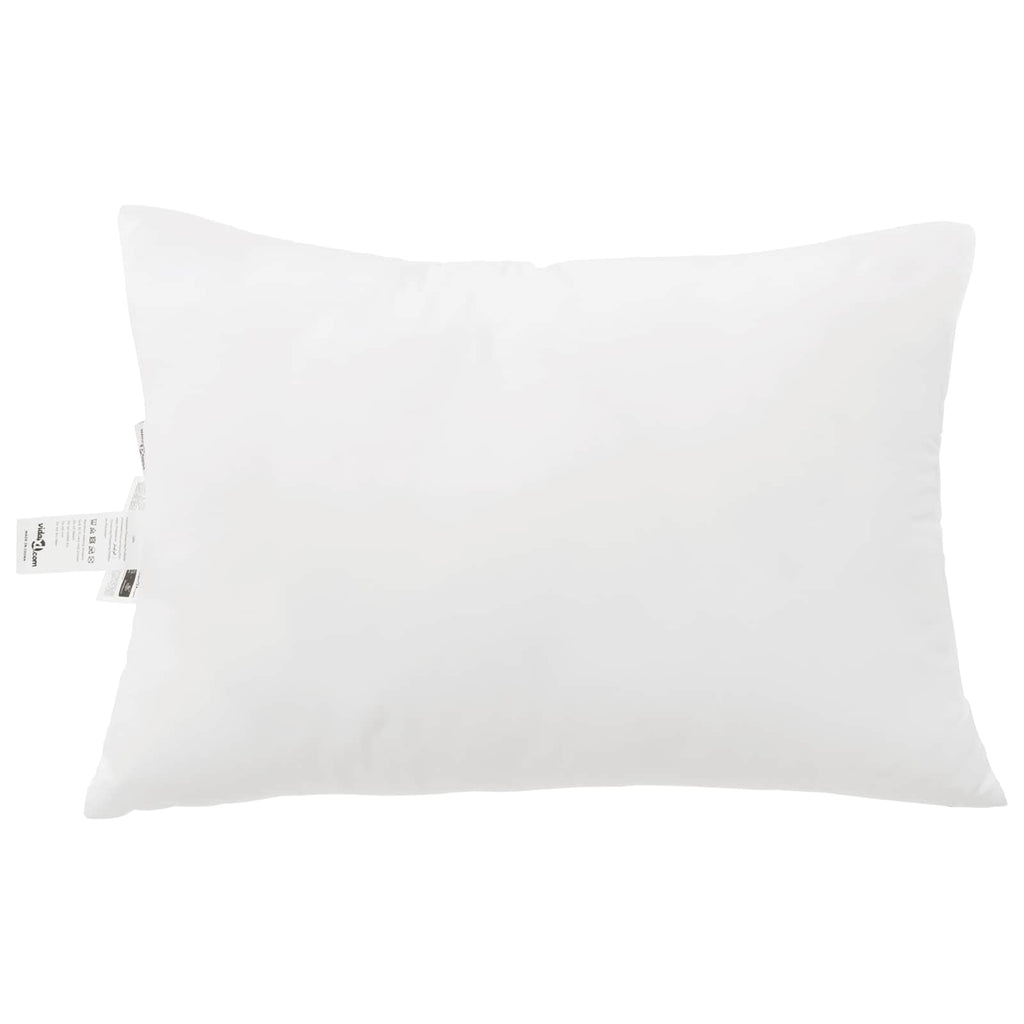 Piumone con cuscino 3 pcs Bianco Microfibra