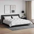 Piumone con cuscino 3 pcs Bianco Microfibra