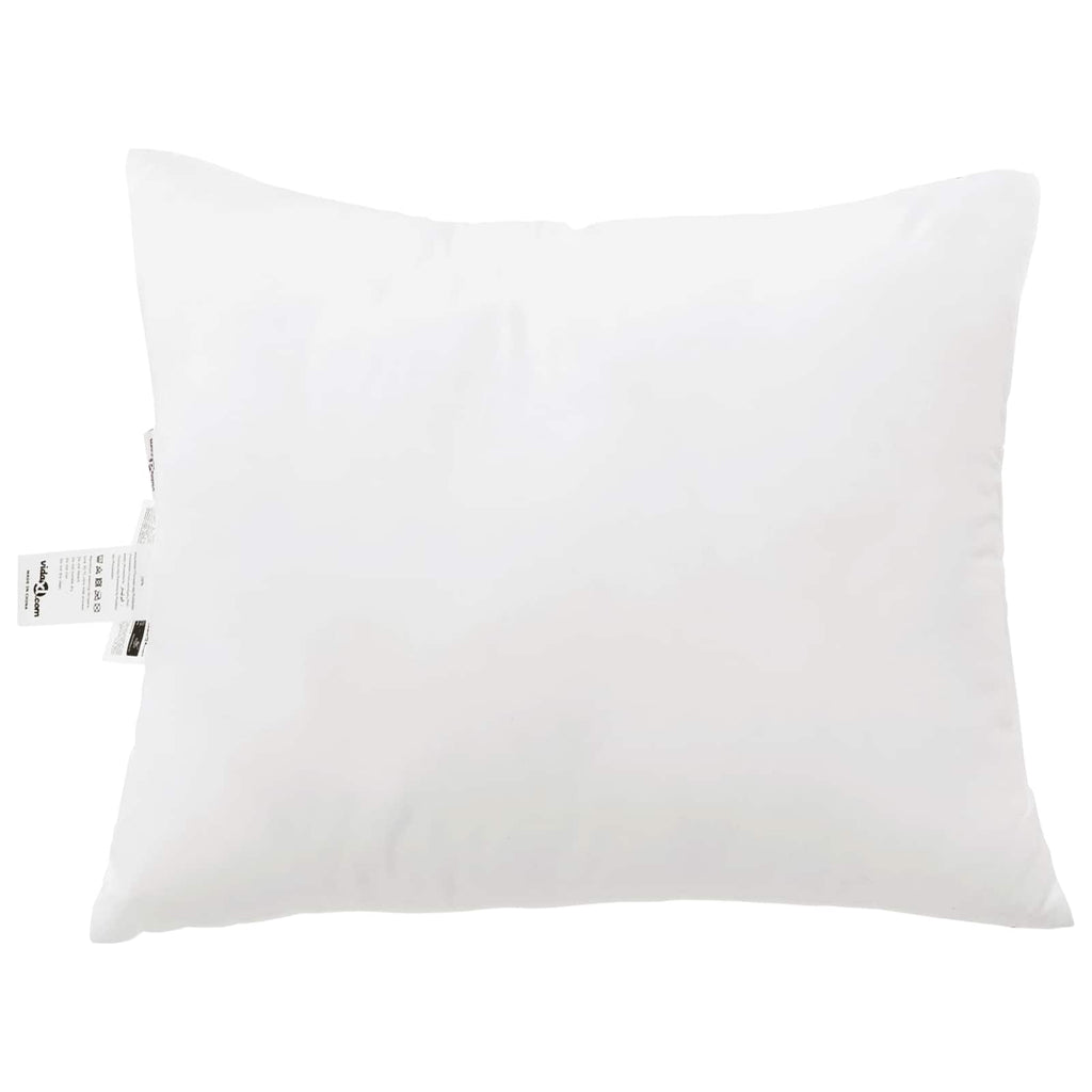 Piumone con cuscino 3 pcs Bianco Microfibra