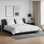 Piumone con cuscino 3 pcs Bianco Microfibra
