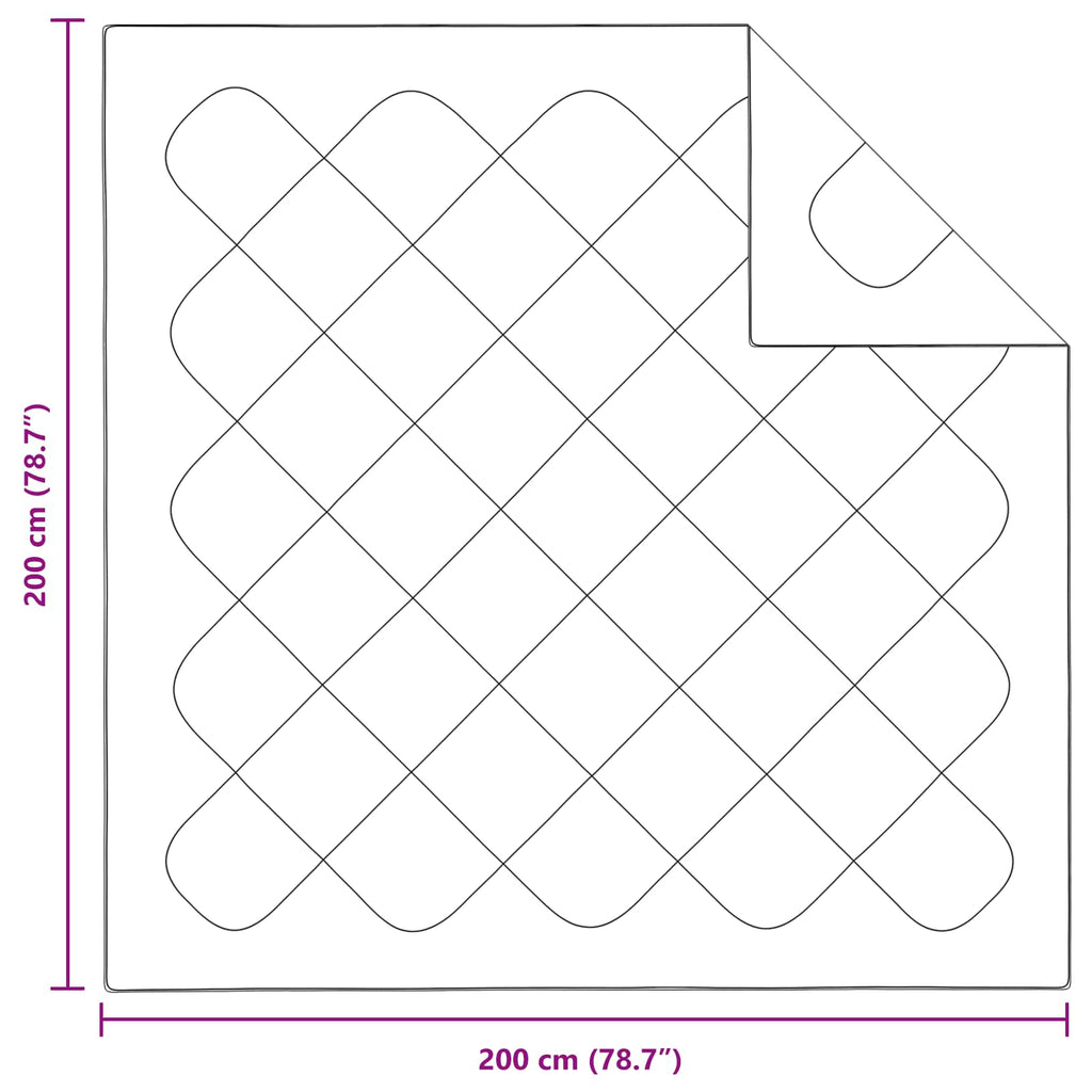 Piumone con cuscino 3 pcs Bianco Microfibra