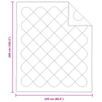 Piumone con cuscino 3 pcs Bianco Microfibra