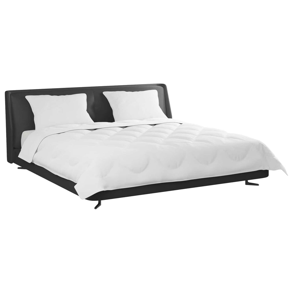 Piumone con cuscino 3 pcs Bianco Microfibra