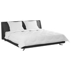 Piumone con cuscino 3 pcs Bianco Microfibra