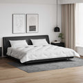 Duvet Invernale con cuscino 3 pcs Bianco Microfibra