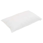 Duvet Invernale con cuscino 3 pcs Bianco Microfibra