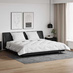 Duvet Invernale con cuscino 3 pcs Bianco Microfibra