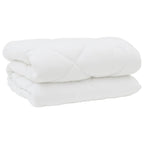 Piumone con Cuscini 3 pcs Bianco Microfibra e Piuma d'Oca