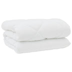 Piumone con Cuscini 3 pcs Bianco Microfibra e Piuma d'Oca