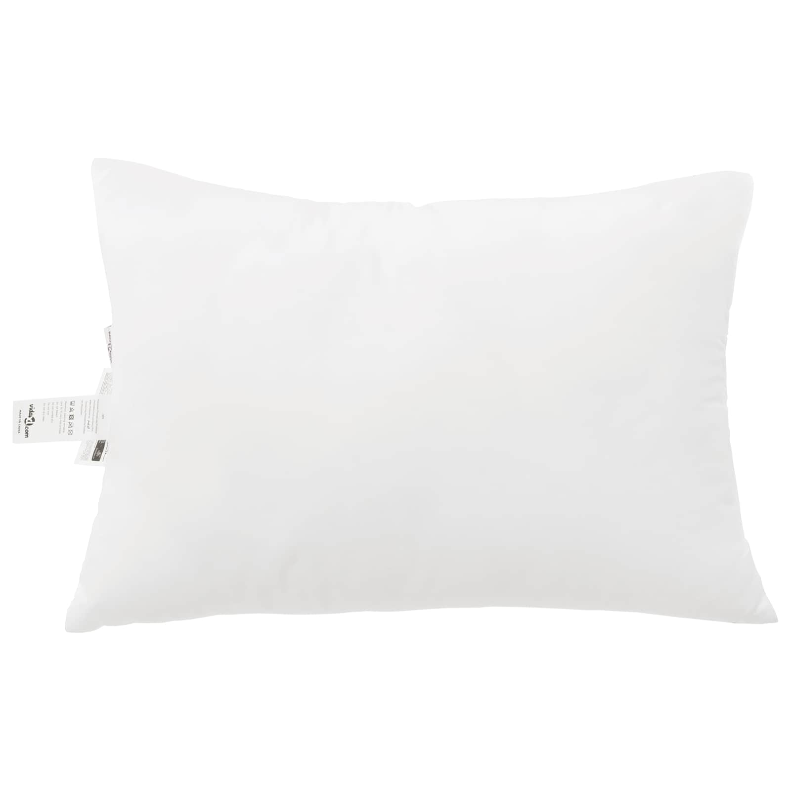 Piumone con Cuscini 3 pcs Bianco Microfibra e Piuma d'Oca