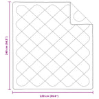 Piumone con Cuscini 3 pcs Bianco Microfibra e Piuma d'Oca