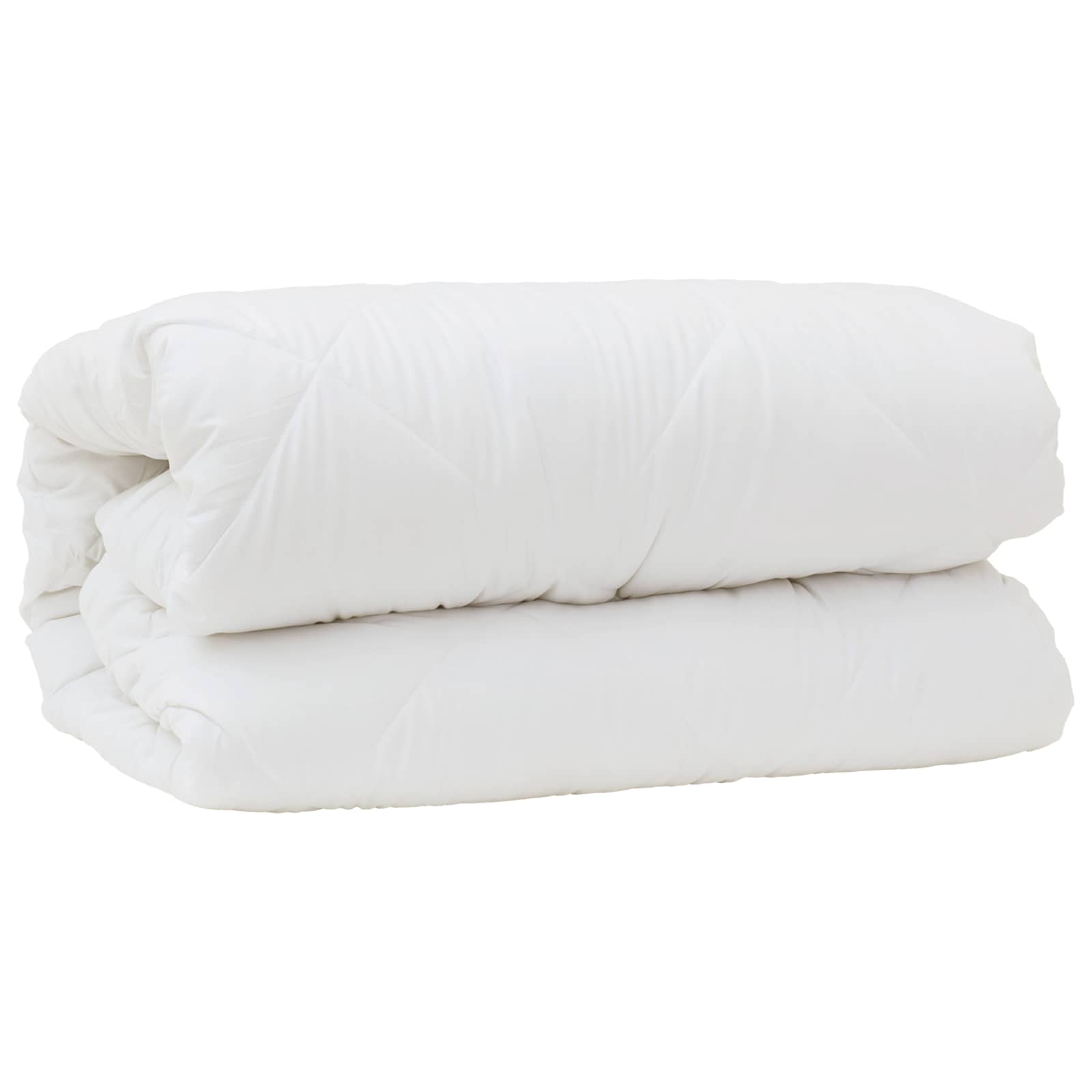 Set di Piumoni 3 pcs Bianco Microfibra e Piuma d'Oca