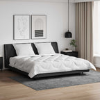 Piumone con Cuscini con cuscino 3 pcs Bianco Microfibra