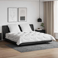 Piumone con Cuscini con cuscino 3 pcs Bianco Microfibra