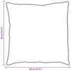 Piumone con Cuscini con cuscino 3 pcs Bianco Microfibra