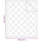 Piumone con Cuscini con cuscino 3 pcs Bianco Microfibra