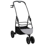 Passeggino pieghevole per animali Grigio 78 x 54 x 101 cm