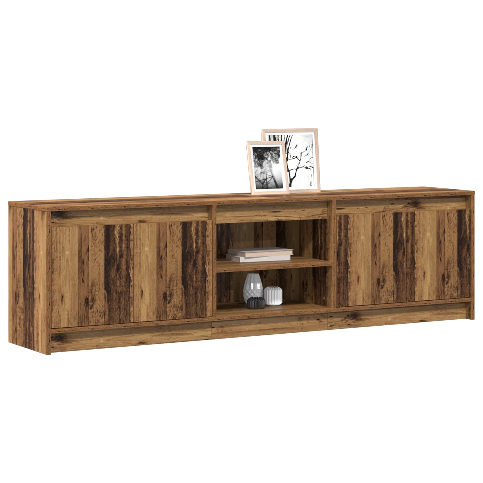 Unità TV 2 pcs Marrone 180 x 34 x 50 cm Legno multistrato