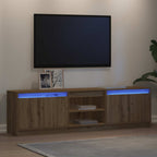 Unità TV 2 pcs Marrone 180 x 34 x 50 cm Legno multistrato