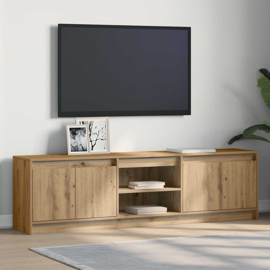 Unità TV 2 pcs Marrone 180 x 34 x 50 cm Legno multistrato
