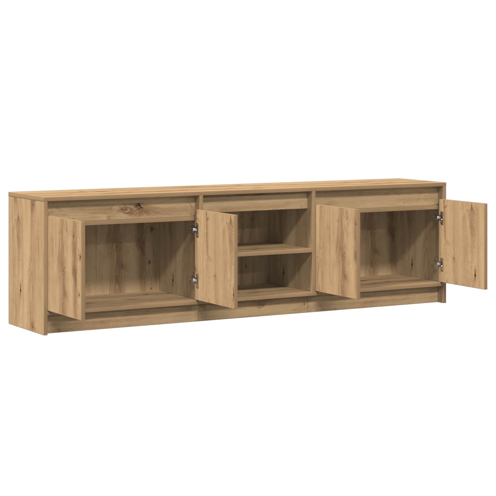 Unità TV 2 pcs Marrone 180 x 34 x 50 cm Legno multistrato