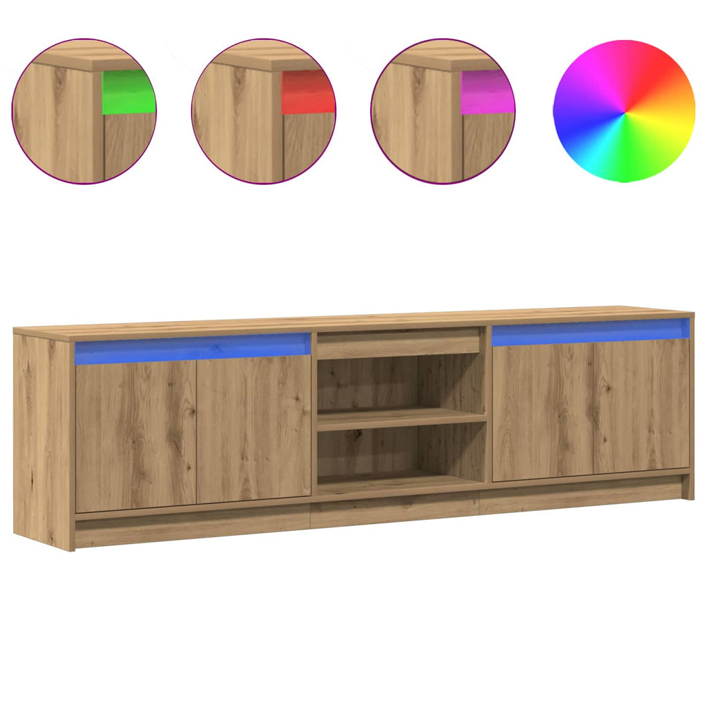 Unità TV 2 pcs Marrone 180 x 34 x 50 cm Legno multistrato