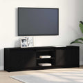 Unità TV 2 pcs Nero 180 x 34 x 50 cm Legno multistrato
