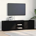 Unità TV 2 pcs Nero 180 x 34 x 50 cm Legno multistrato