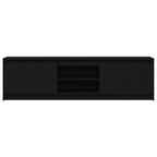 Unità TV 2 pcs Nero 180 x 34 x 50 cm Legno multistrato