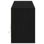 Unità TV 2 pcs Nero 180 x 34 x 50 cm Legno multistrato
