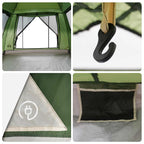 Tenda Istantanea con Catena per la Pioggia per 3 Persone con Rilascio Veloce