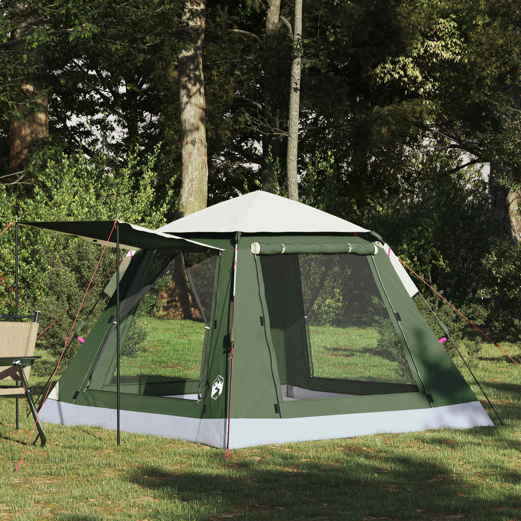 Tenda Istantanea con Catena per la Pioggia per 3 Persone con Rilascio Veloce