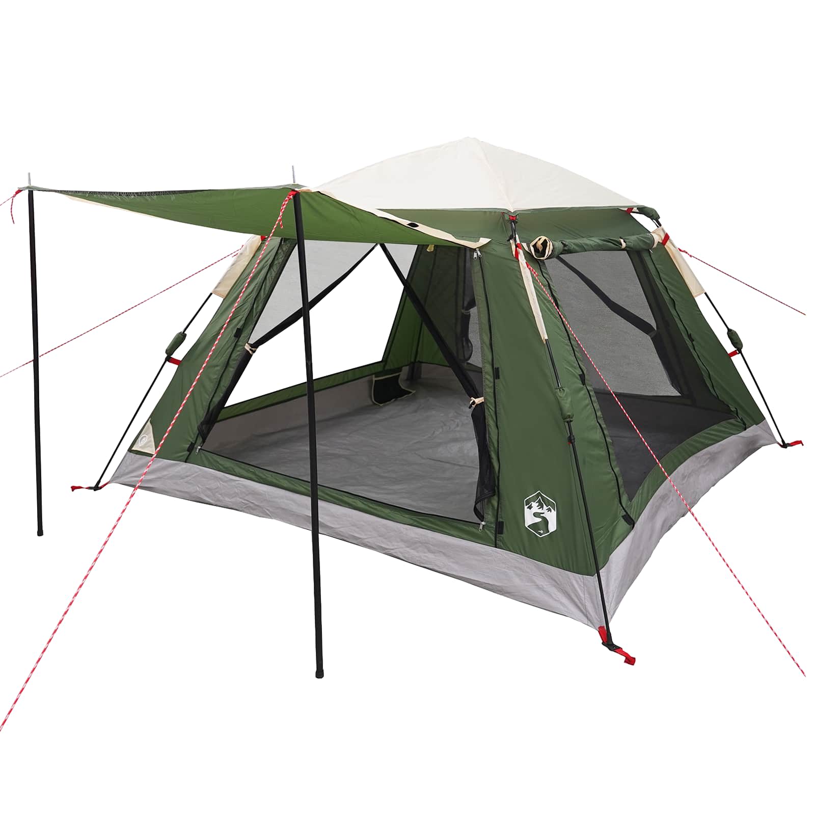 Tenda Istantanea con Catena per la Pioggia per 3 Persone con Rilascio Veloce
