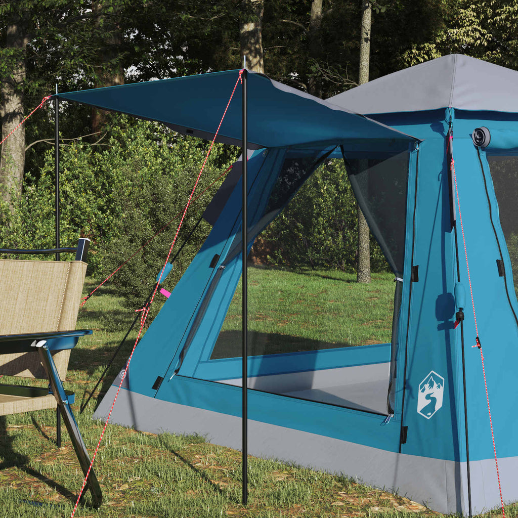Tenda Istantanea con Catena per la Pioggia per 3 Persone con Rilascio Veloce