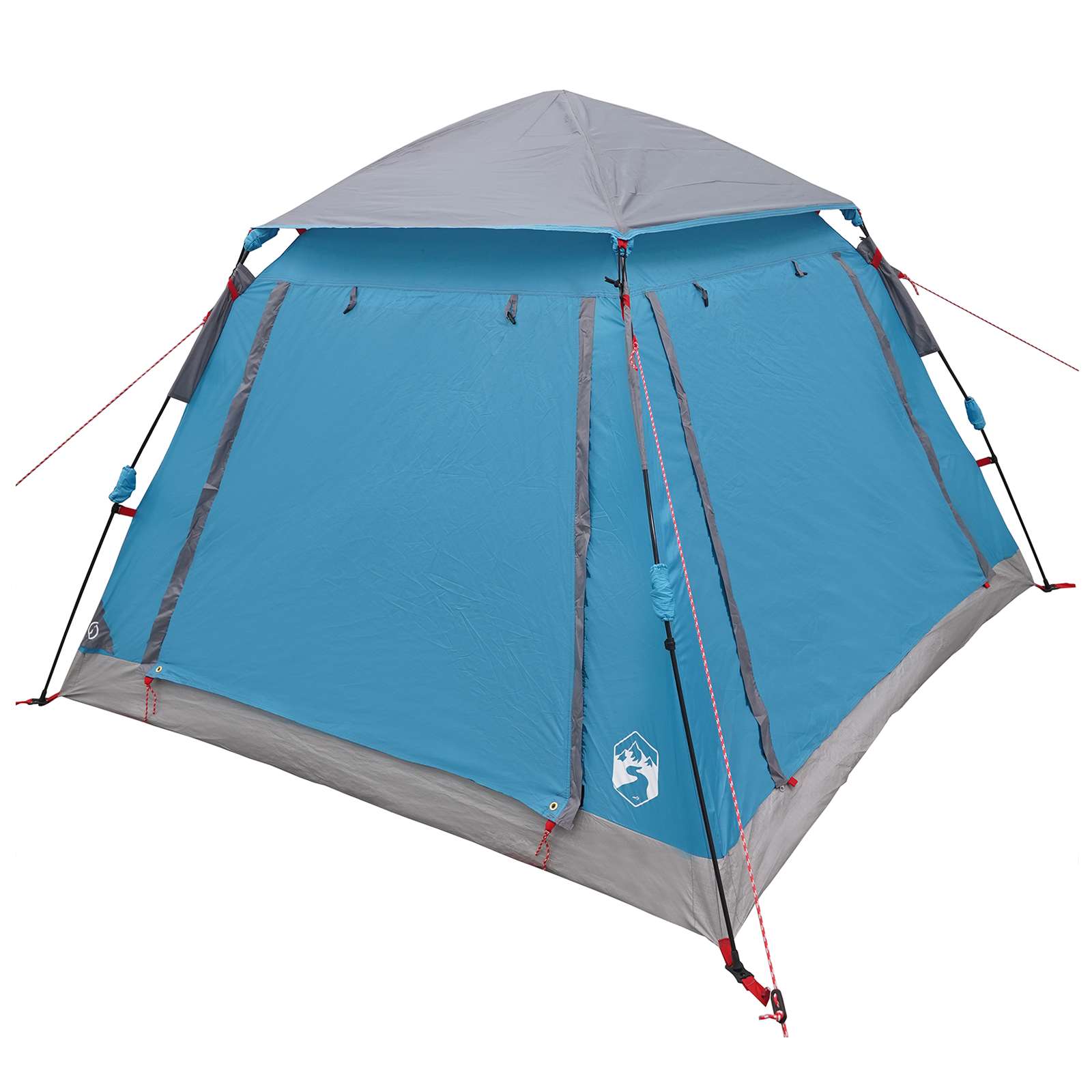 Tenda Istantanea con Catena per la Pioggia per 3 Persone con Rilascio Veloce