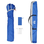 Tenda istantanea per 4 persone con rilascio rapido Blu Azzurro