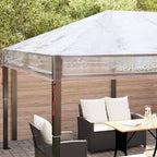 Sostituzione Copertura Gazebo Trasparente 400 x 300 x 32 cm PVC