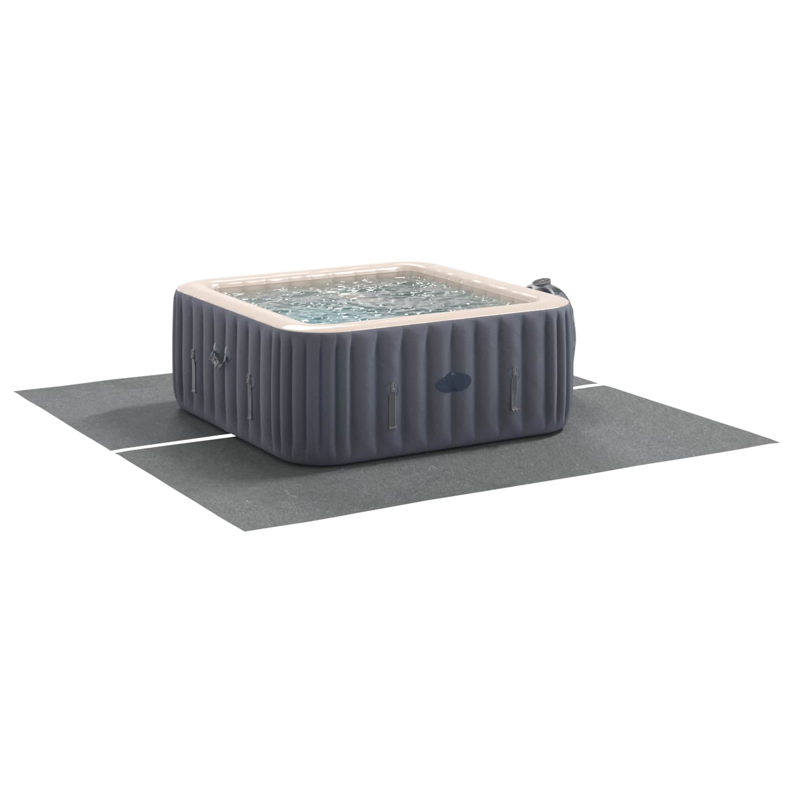 Telo per Fondo Piscina Grigio chiaro 274 x 274 x 0,1 cm