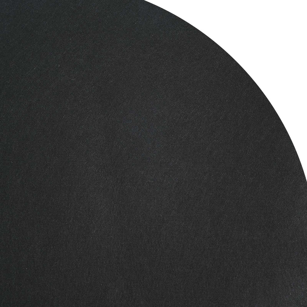 Telo per Fondo Piscina Nero Ø 366 cm Tessuto Non Tessuto