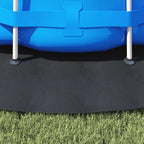 Telo per Fondo Piscina Nero Ø 366 cm Tessuto Non Tessuto