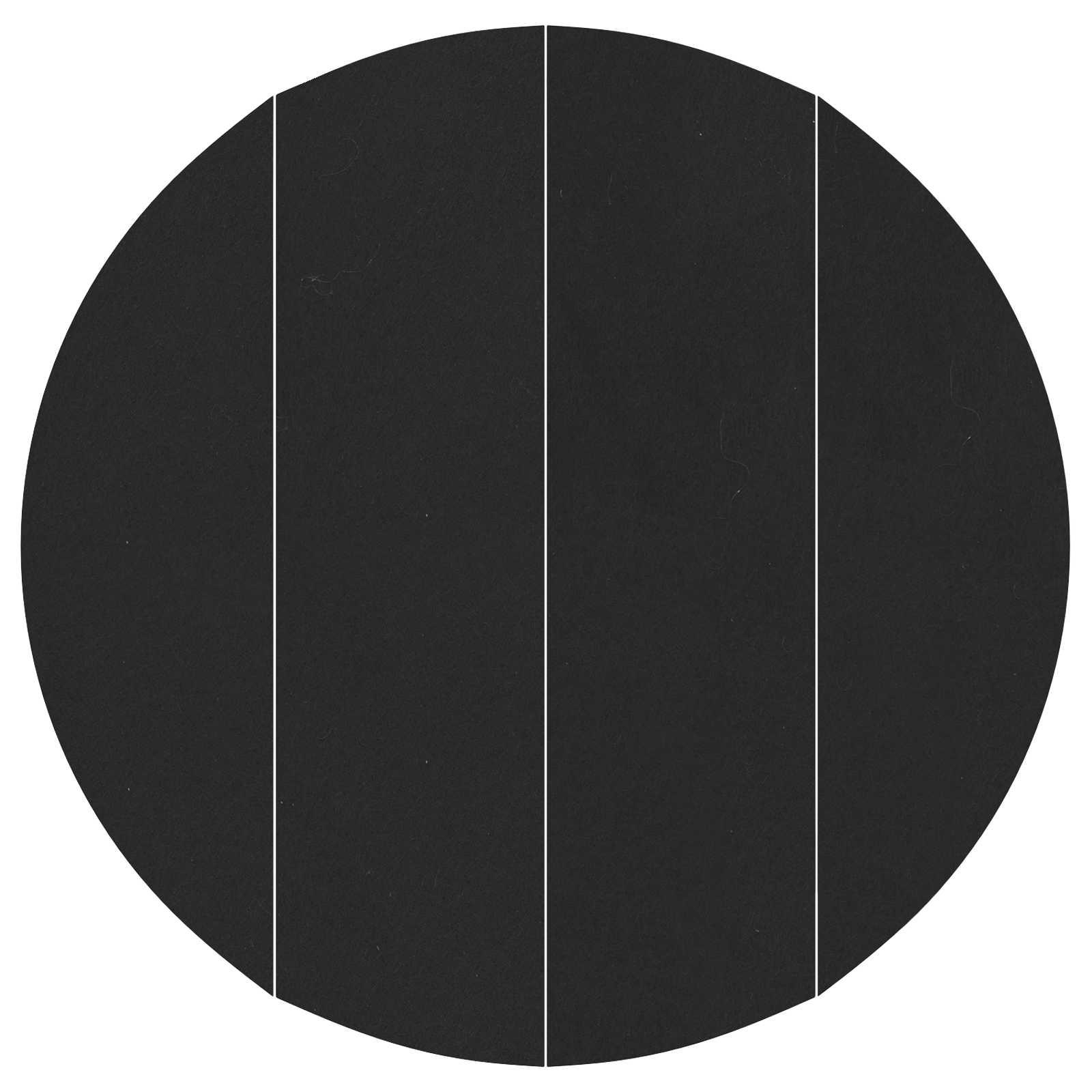 Telo per Fondo Piscina Nero Ø 428 cm Tessuto Non Tessuto