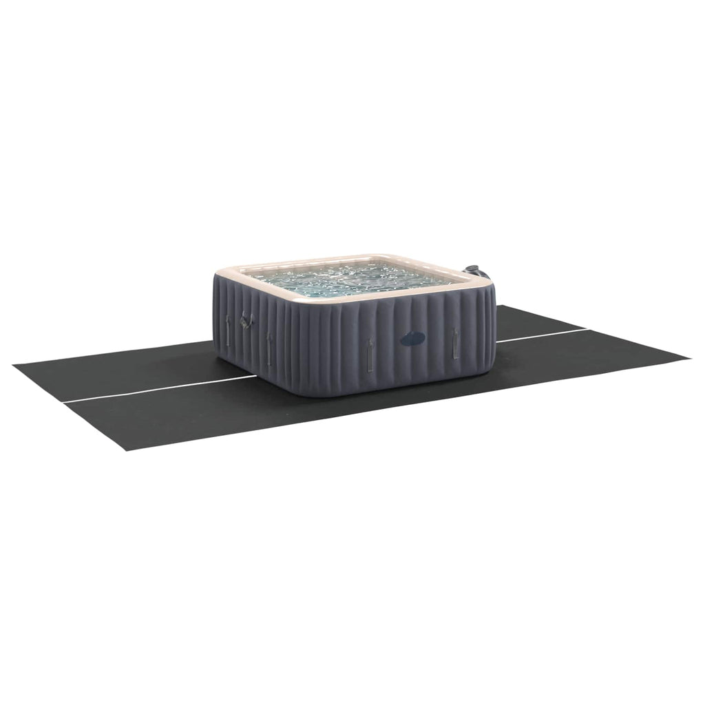 Telo per Fondo Piscina Regolabile Nero 420 x 220 x 0,1 cm